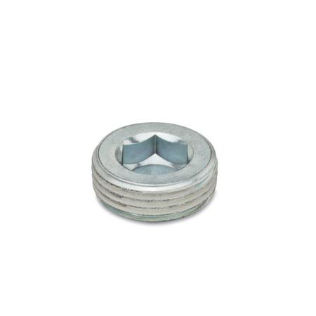 J.W. WINCO DIN906-ST-M24X1.5-A Threaded Plugs, Tapered Thread 906-ST-M24X1.5-A